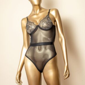 Noir Elegance Bodysuit