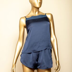 PIJAMA SHORT SEDA NATURAL COZUMEL